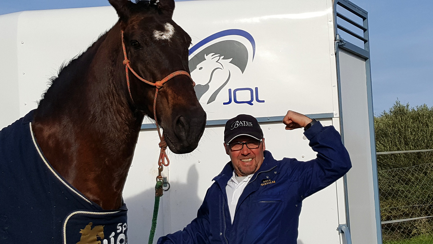 Juan Quetglas con su caballo ED-K